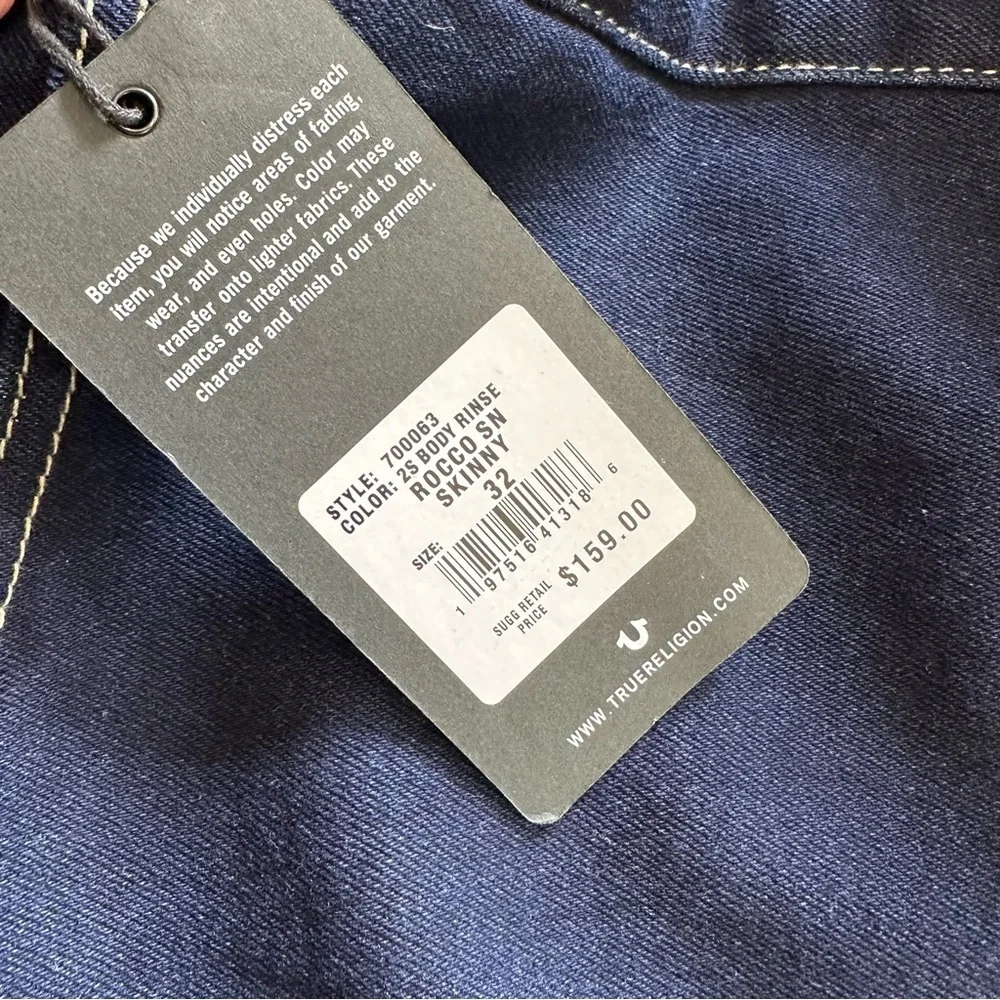True Religion ROCCO SINGLE NEEDLE SKINNY JEAN
